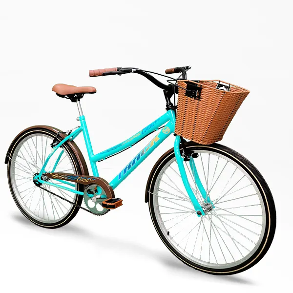 Track Bikes Classic Plus, com cesta instalada. Imagem retirada do site da Track Bikes.